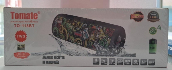 PARLANTE TOMATE TO-118BT USB FM BT