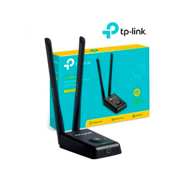 ADAPTADOR USB WIRELESS TP-LINK TL-WN8200ND, 2.4GHZ, 5DBI, 300MBPS.