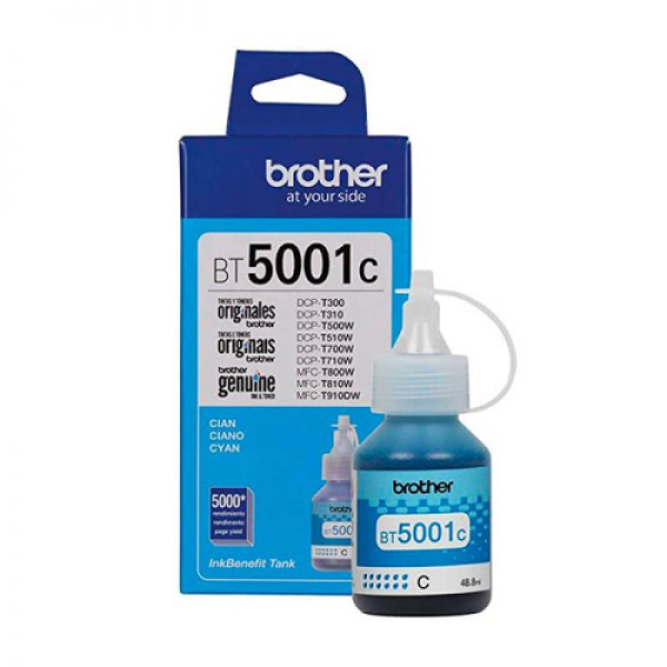 TINTA BROTHER BT-5001C CYAN DCP-T300W/500W/700W