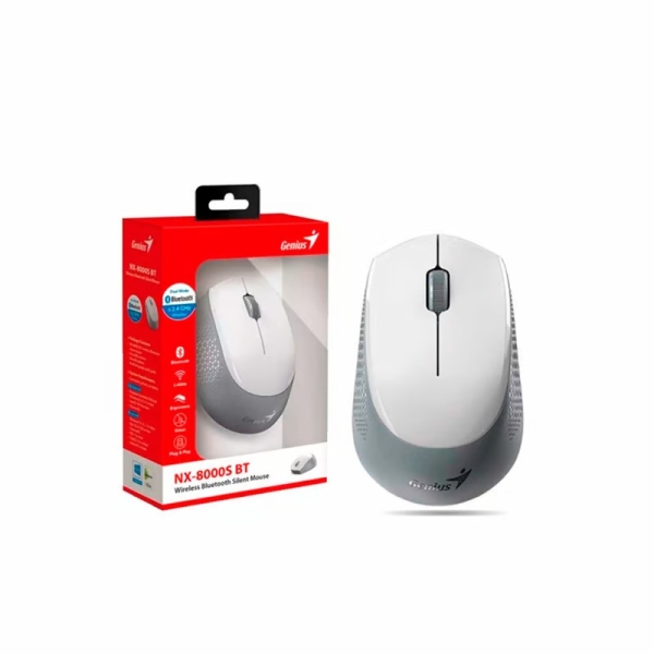 MOUSE GENIUS NX-8000S BT WIRELESS / BLUETOOTH SILENT ERGO