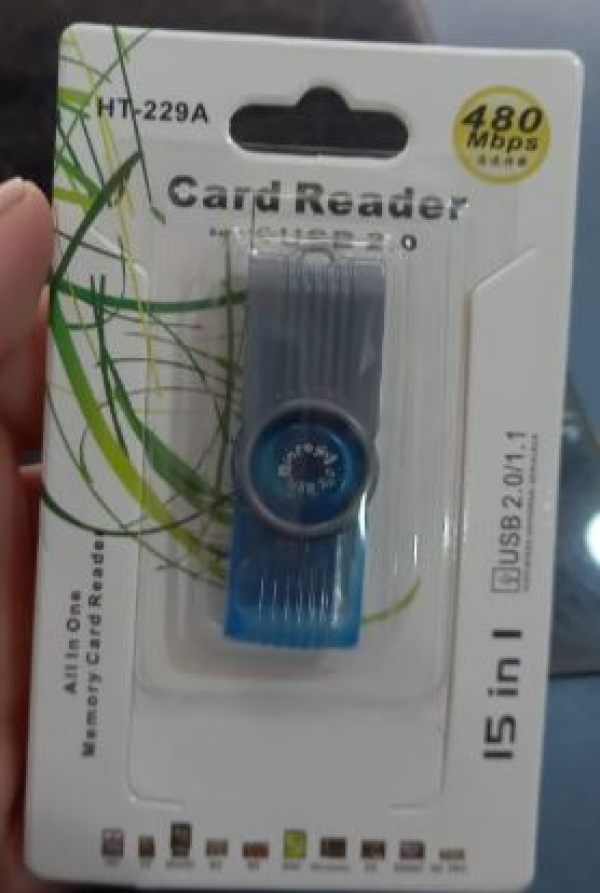 LECTOR MULTIMEMORIA HT-229A CARD READER USB 2.0