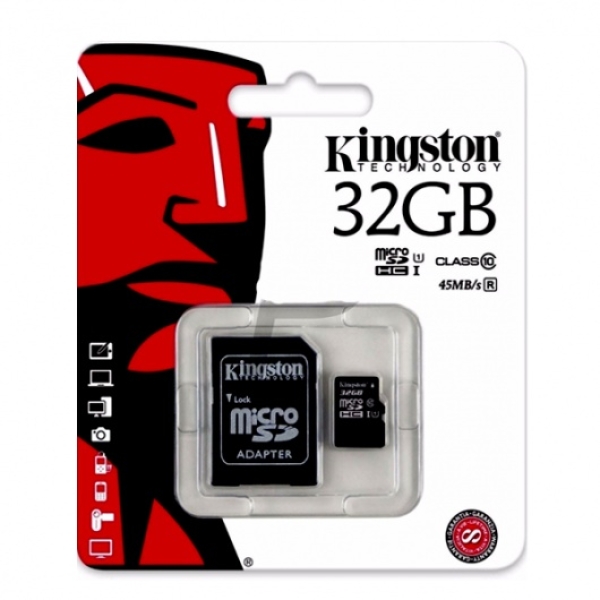 MEMORIA MICRO SD 32GB KINGSTON CANVAS SELECT, CLASS 10
