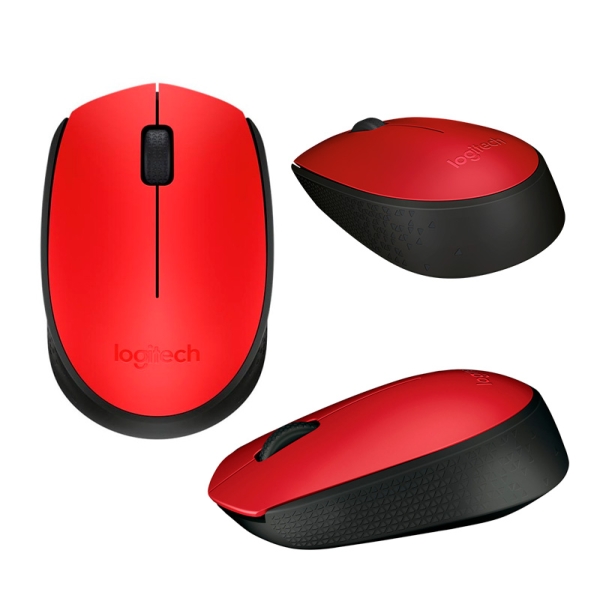 MOUSE INALÁMBRICO LOGITECH M170 RED DIESTRO Y ZURDO 2.4 GHZ