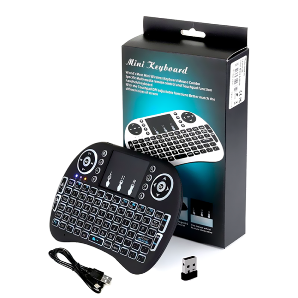 TECLADO SMART MINI KEYBOARD RETROILIMINADO CAJA