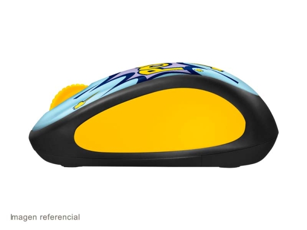 MOUSE LOGITECH M317C WIRELES POW YELLOW/BLACK