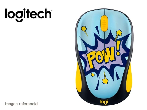 MOUSE LOGITECH M317C WIRELES POW YELLOW/BLACK
