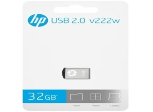 USB 32GB HP V222W PLATEADO MINI