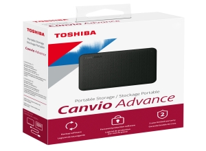 DISCO DURO EXTERNO TOSHIBA CANVIO ADVANCE RED 1TB, USB 3.0/2.0, PLUG & PLAY