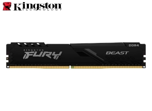MEMORIA RAM KINGSTON FURY BEAST, 16GB, DDR4-3200MHZ, PC4-25600 KF432C16BB/16