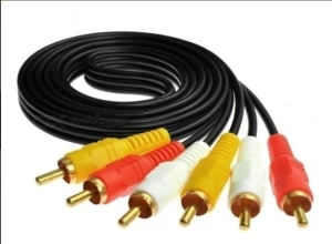 CABLE AUXILIAR 3X3 RCA 1.5M