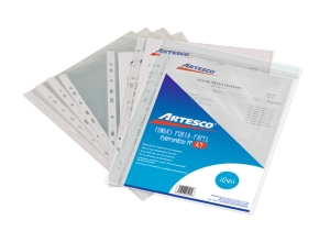 FUNDA PORTAPAPEL ARTESCO A-2 X10
