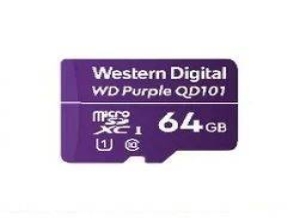 MICRO SD 64GB WD PURPLE WD IDEAL PARA CAMARAS DE VIDEOVIGILANCIA.