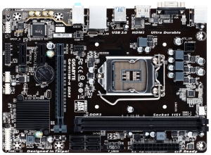 MOTHERBOARD GIGABYTE GA-H110M-H, REV 1.0, LGA1151, H110, DDR4, SATA 6.0, USB 3.0.