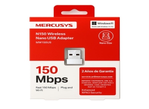 ADAPTADOR USB WIFI TP-LINK MERCUSYS MW150US N150 NANO