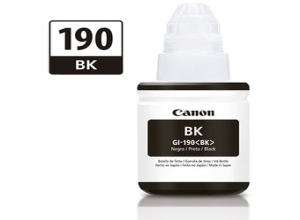 BOTELLA DE TINTA CANON GI-190 BK, NEGRO