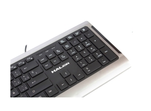 TECLADO MULTIMEDIA USB HALION HA-K166 TEC.PLANAS G