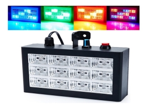 LED ESTROBE AUDIO RITMICO, FLASH BLANCO 12LED