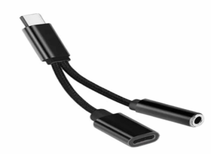 ADAPTADOR TIPO C 2 EN 1 AURICULAR + CARGA