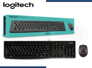 KIT DE TECLADO Y MOUSE LOGITECH MK120