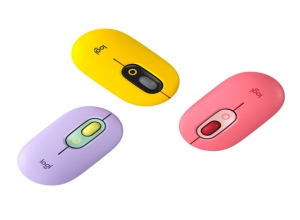 MOUSE LOGITECH POP BLUETOOTH CORAL ROSE / LILA/YELLOW