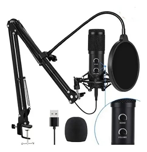 MICROFONO CONDENSADOR PROFECIONAL DE PC BM-828TZ NEGRO en HILAX.PE — Camaná, Arequipa