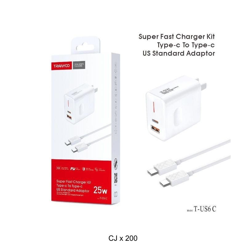 CARGADOR TRANYOO T-US6 C TC A TC 25W en HILAX.PE — Camaná, Arequipa