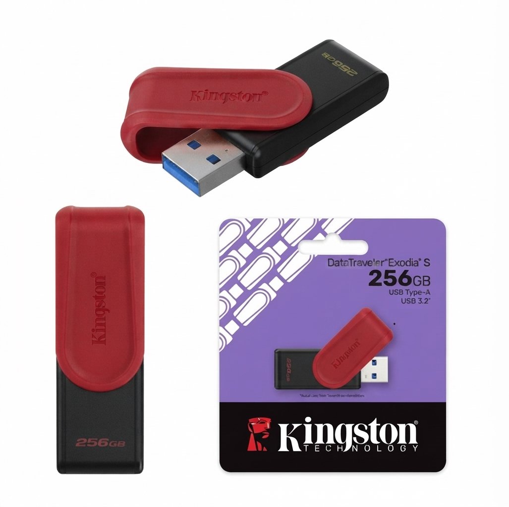 MEMORIA USB 128GB DATATRAVERLER EXODIA, 3.2 ROJO en HILAX.PE — Camaná, Arequipa