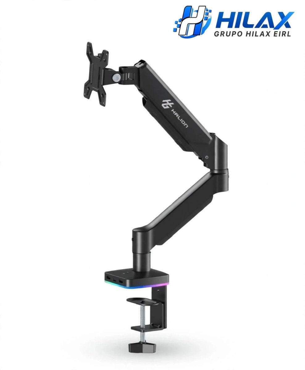 BRAZO DE MONITOR HALION M252 RGB USB2.0 , USB-C en HILAX.PE — Camaná, Arequipa