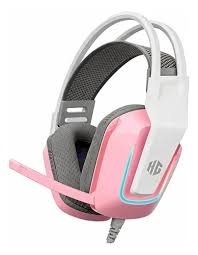 AURICULAR GAMER HALION HA-H553 HADES RGB ROSADO en HILAX.PE — Camaná, Arequipa