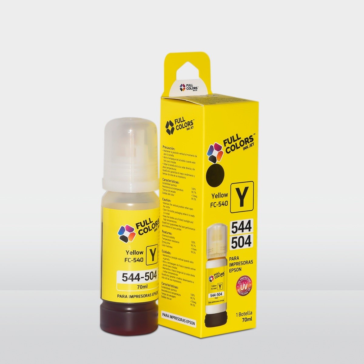TINTA FULLCOLORS FC-540 YELLOW EPSON 70 ML en HILAX.PE — Camaná, Arequipa