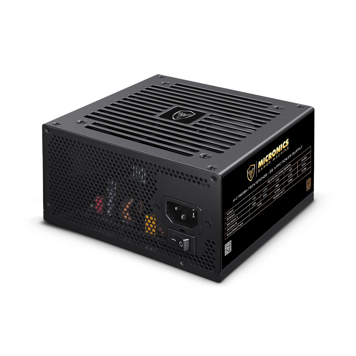 FUENTE DE PODER ATX MIC P80BA-750W APFC 80PLUS BRONZE en HILAX.PE — Camaná, Arequipa