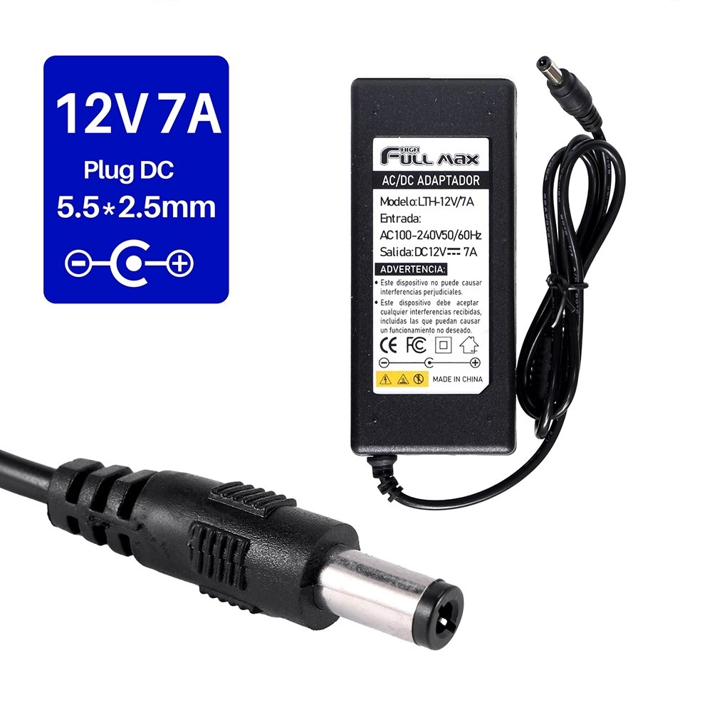 FUENTE 12V 7A CAJA AZUL en HILAX.PE — Camaná, Arequipa