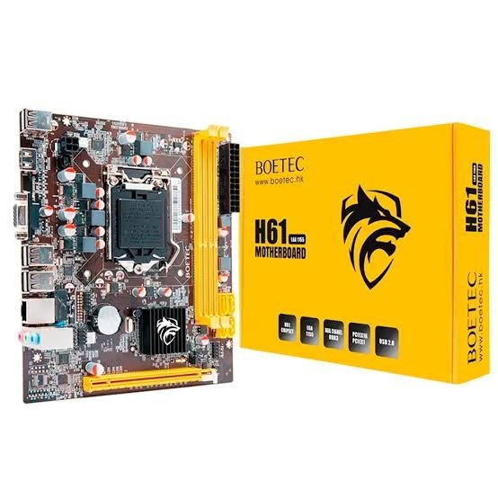 PLACA MADRE BOETEC H61 LGA 1155 MOTHERBIARD en HILAX.PE — Camaná, Arequipa