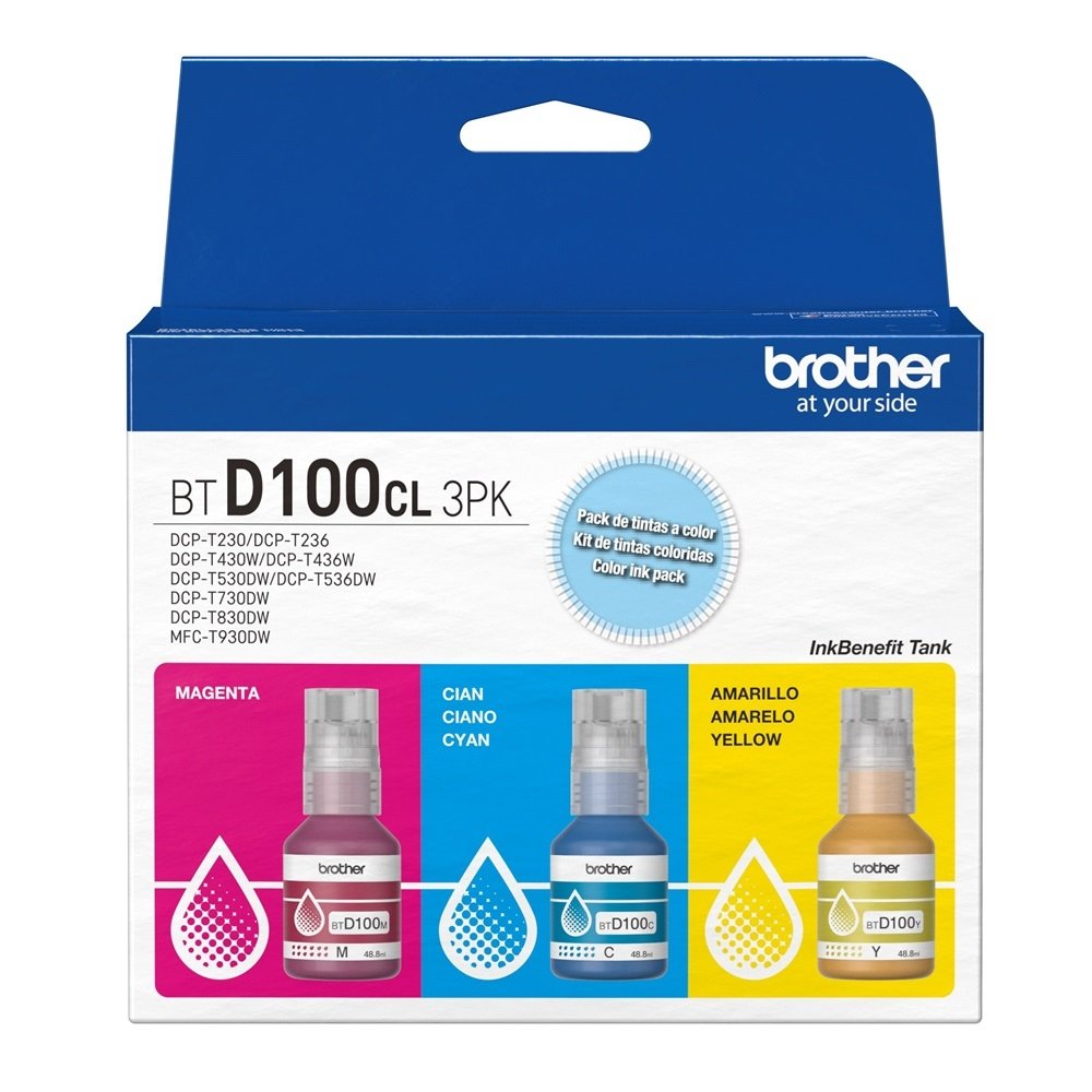 PACK TINTA BROTHER BTD100BK TRIPACK en HILAX.PE — Camaná, Arequipa