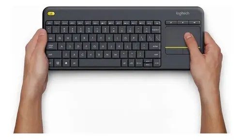 TECLADO WIRELESS LOGITECH K400 PLUS TOUCH BLACK