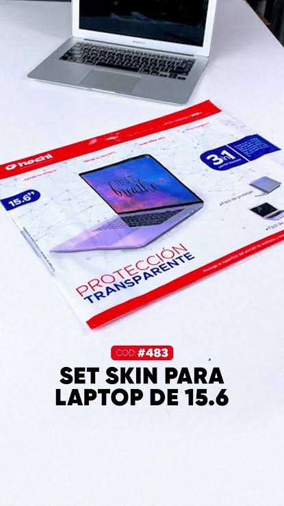 KIT 3 EN 1 HOCHI PROTECTOR PANTALLA,TECLADO Y SKIN en HILAX.PE — Camaná, Arequipa