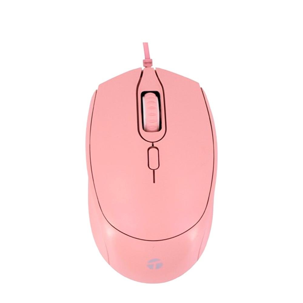 MOUSE TEROS TE-1226S, 4 BOTONES, USB COLOR ROSA — HILAX.PE Camaná