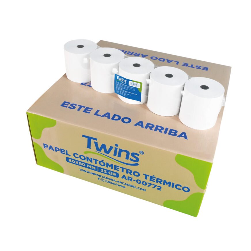 Kit de 5 Unidades Papel Contometro termico 80mm en HILAX.PE — Camaná, Arequipa