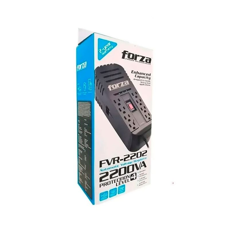 ESTABILIZADOR FVR-2202 FORZA 2200VA 8T en HILAX.PE — Camaná, Arequipa