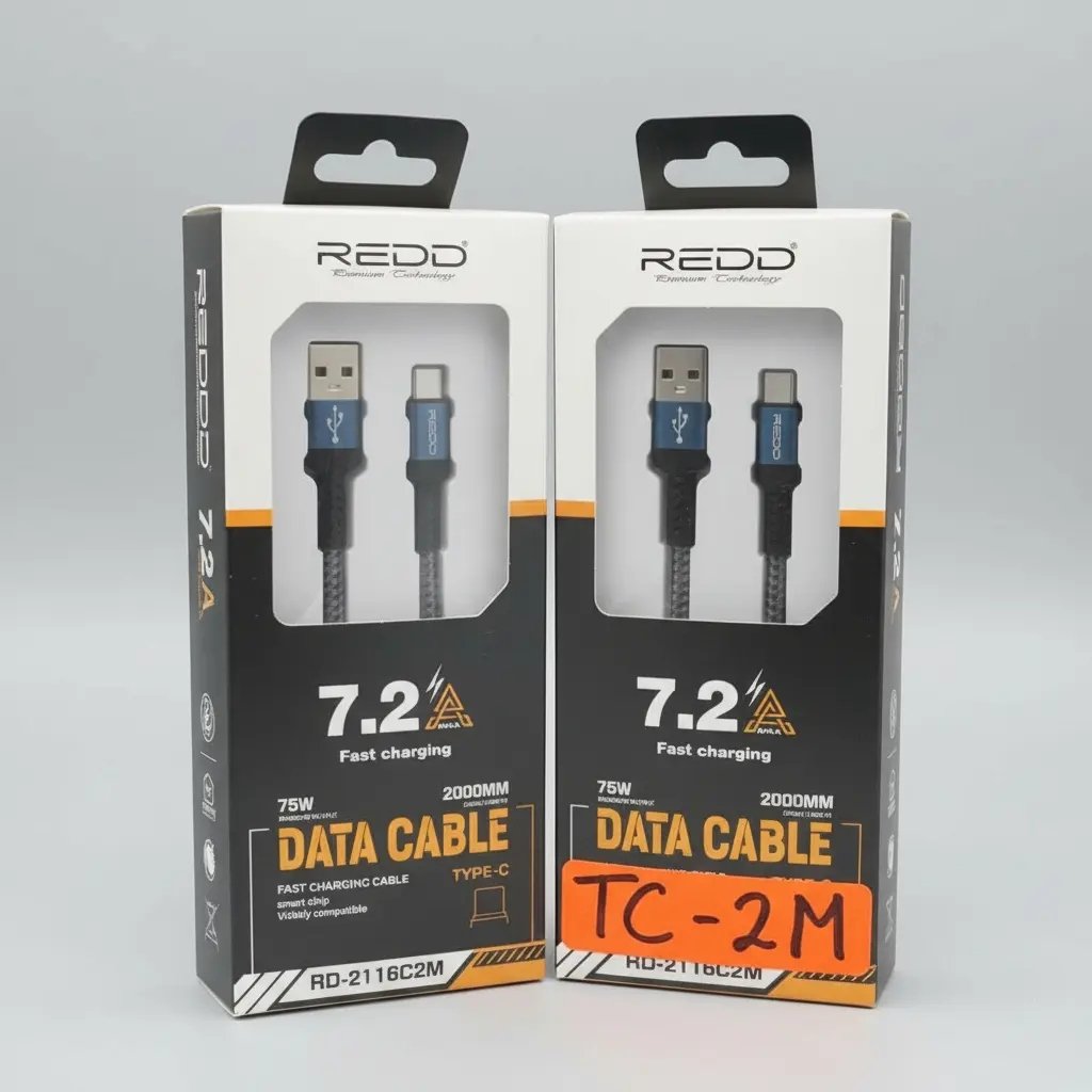CABLE REDD TIPO C RD-2116C2M 75W 7.2A , 2M. en HILAX.PE — Camaná, Arequipa