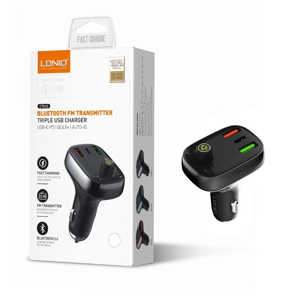 MODULADOR CARGADOR LDNIO C704Q TURBO FM en HILAX.PE — Camaná, Arequipa