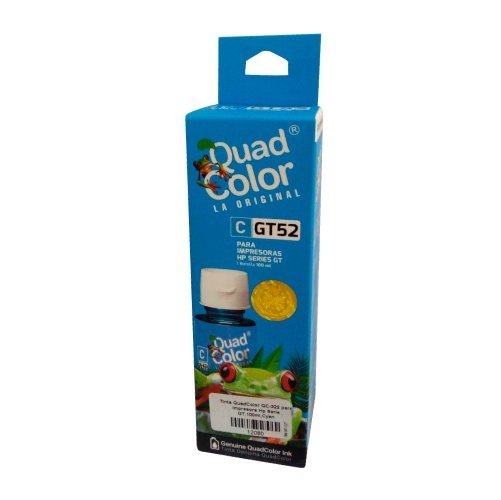 TINTA QUADCOLOR QC-322 PARA HP GT52 CYAN 100 ML BLISTER en HILAX.PE — Camaná, Arequipa