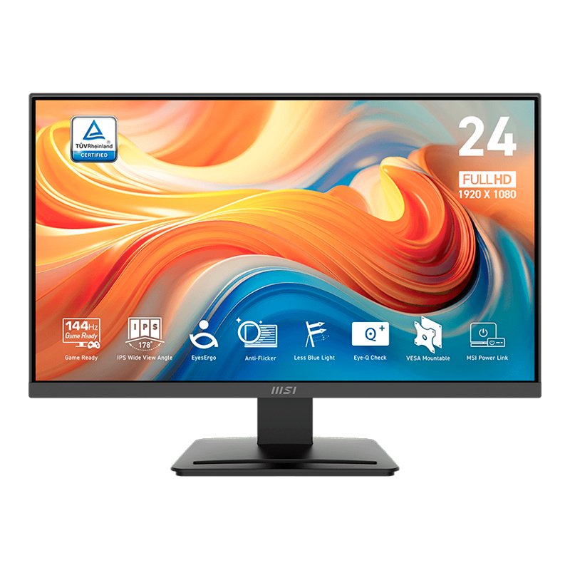 Monitor Plano MSI PRO MP243L E14, 23.8" FHD/IPS/HDMI x1/VGA x1 en HILAX.PE — Camaná, Arequipa