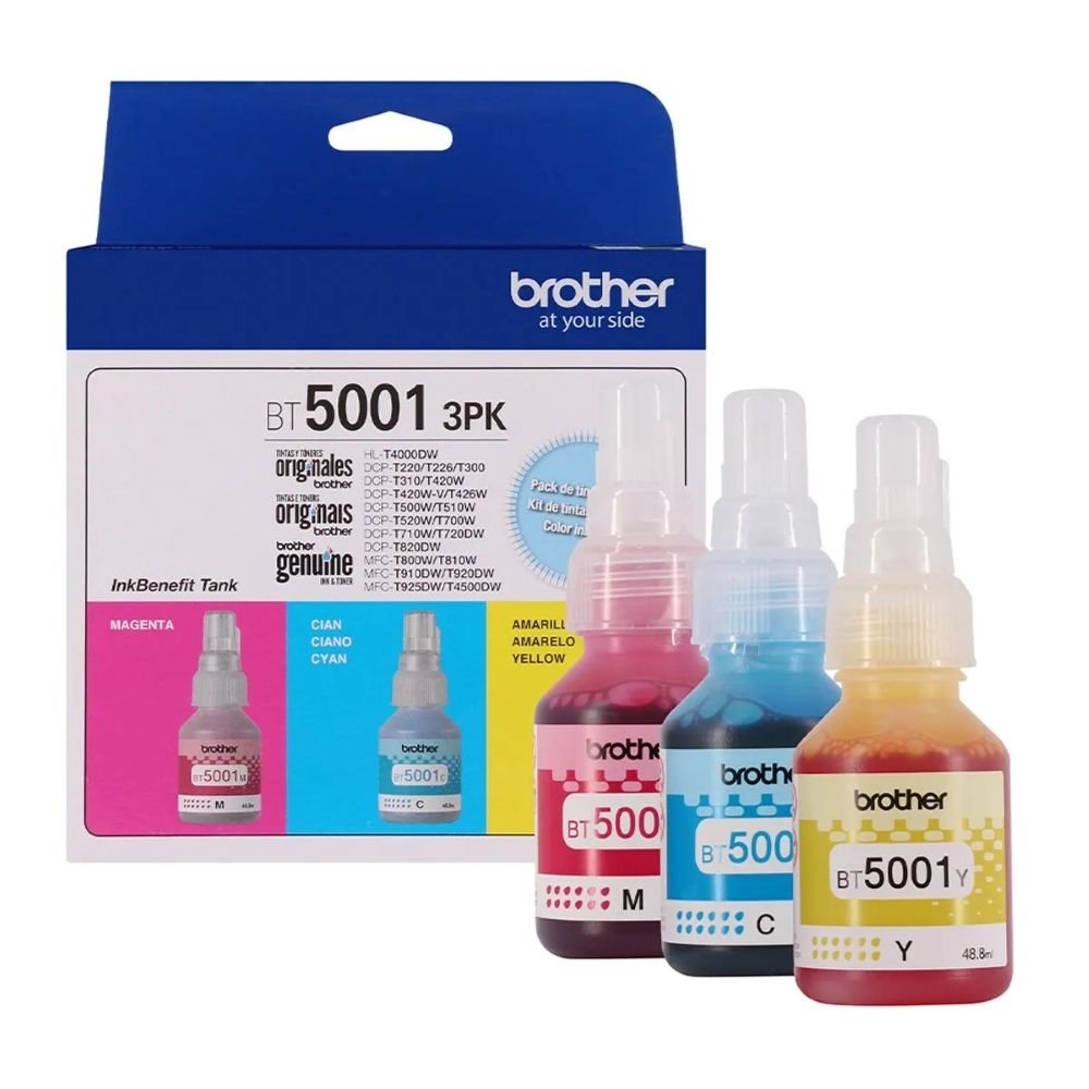 PACK TINTA BROTHER BT5001 TRIPACK en HILAX.PE — Camaná, Arequipa