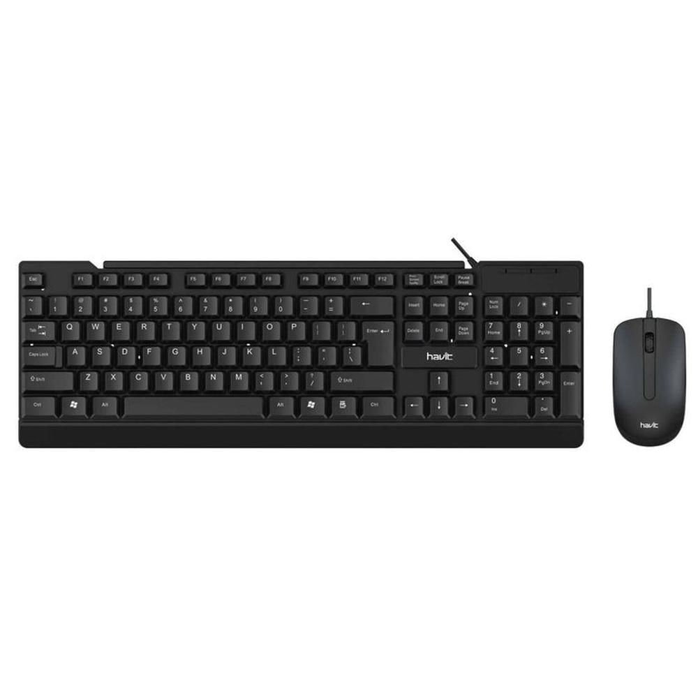 KIT TECLADO Y MOUSE HAVIT KB2001CM-SP USB en HILAX.PE — Camaná, Arequipa