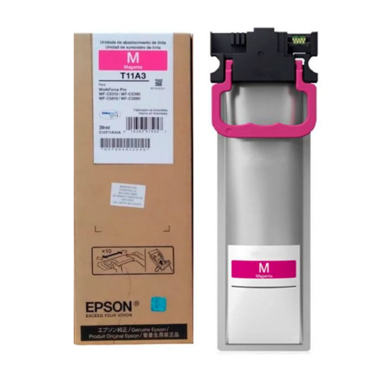 BOLSA DE TINTA EPSON T11A320-AL COLOR MAGENTA