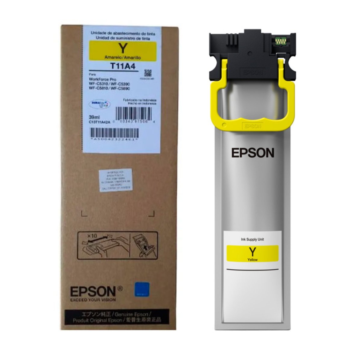 BOLSA DE TINTA EPSON T11A420-AL COLOR AMARILLA