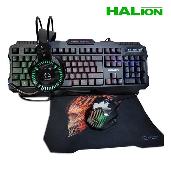 COMBO GAMER 4 EN 1 AKULA HA-870C HALION