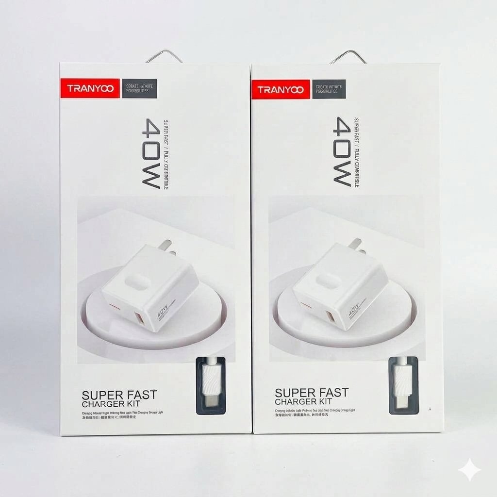 CARGADOR IPHONE TRANYOO FIT 40W US4-IP en HILAX.PE — Camaná, Arequipa