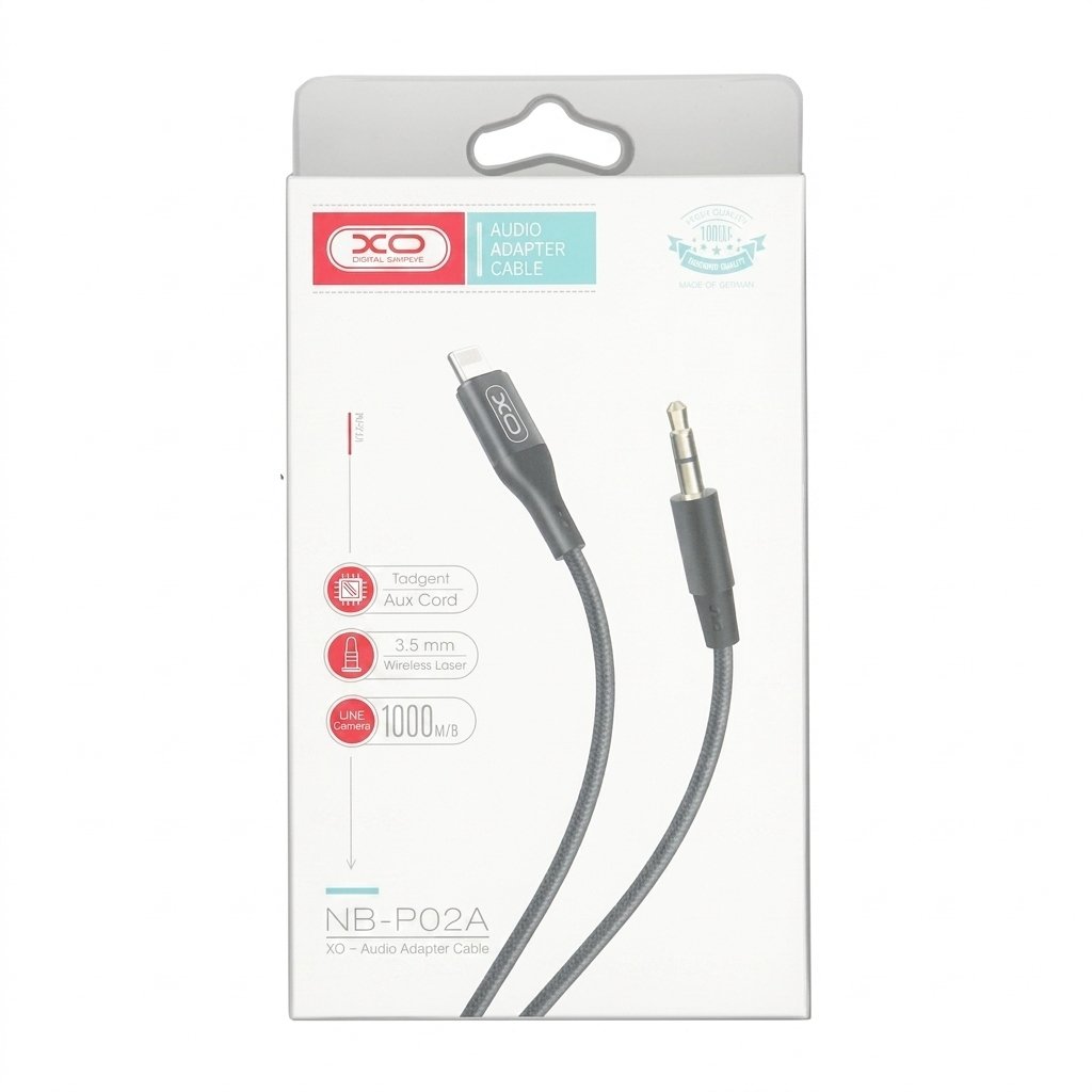 CABLE AUXILIAR ENTRADA IPHONE A PLUG 3.5MM XO-NB-R155A